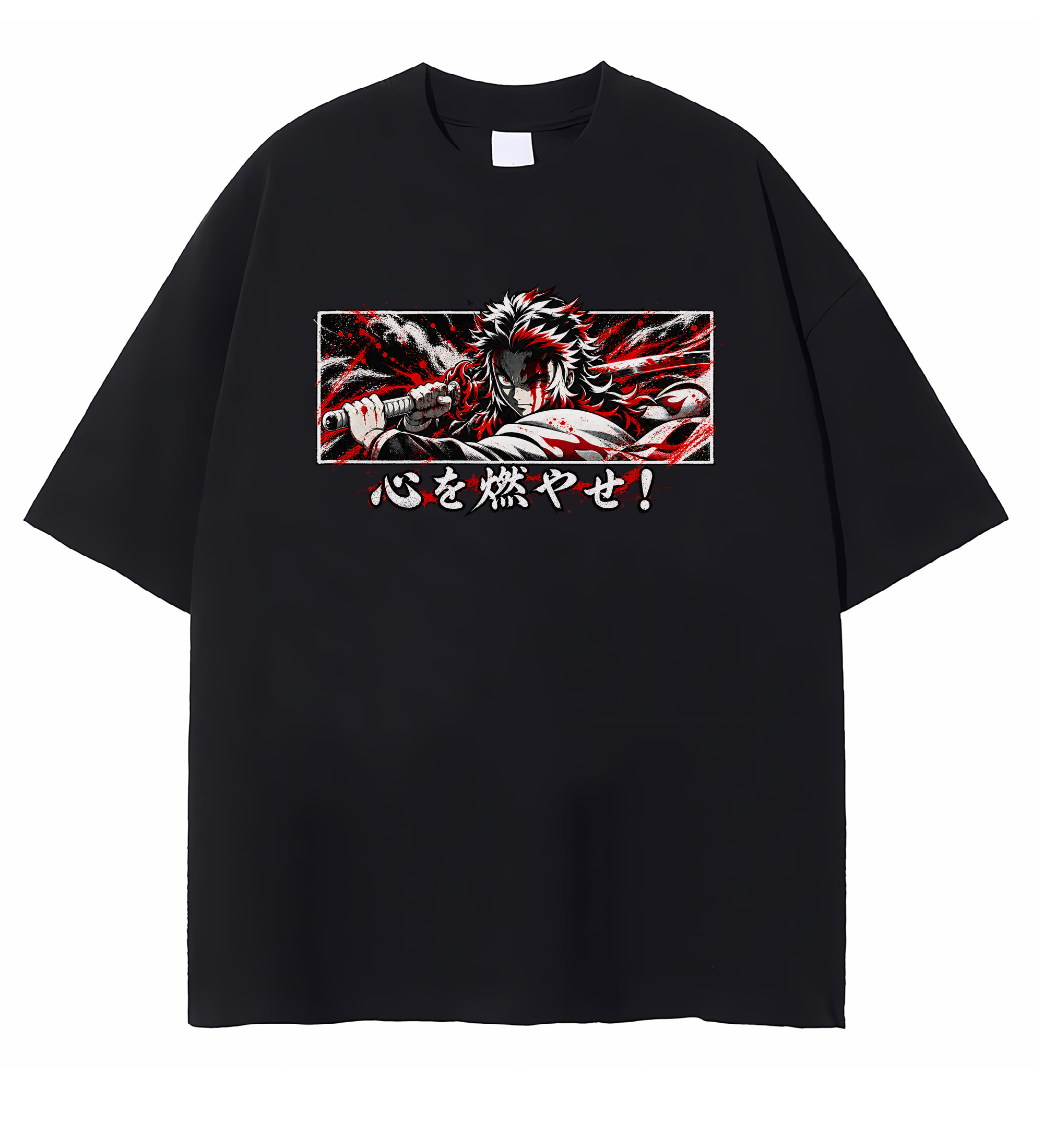 Demon Slayer Burn Your Heart T-shirt Demon Slayer Burn Your Heart T-shirt