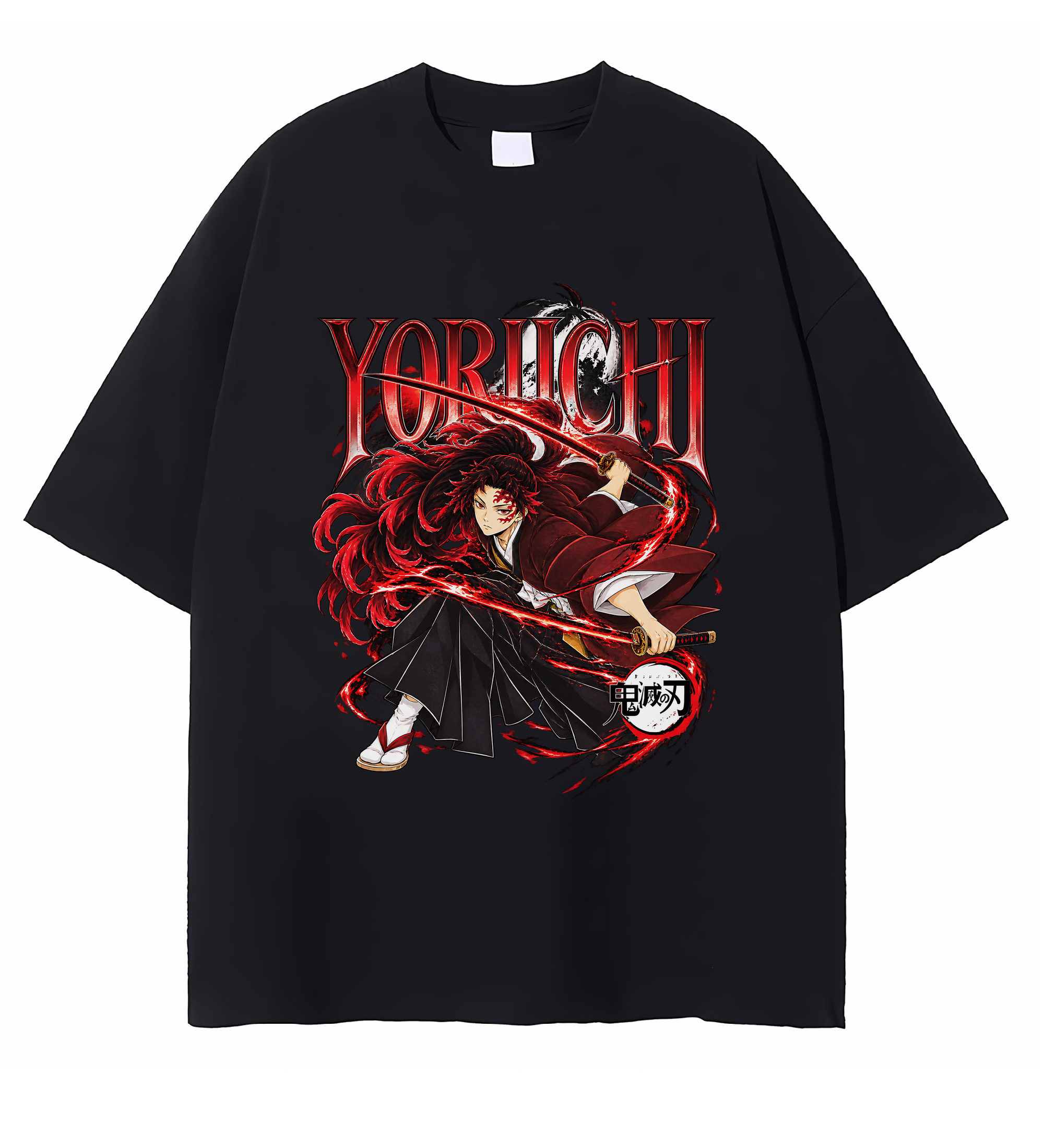 Demon Slayer Sun Breathing Yoriichi Tsugikuni T-shirt Demon Slayer Sun Breathing Yoriichi Tsugikuni T-shirt